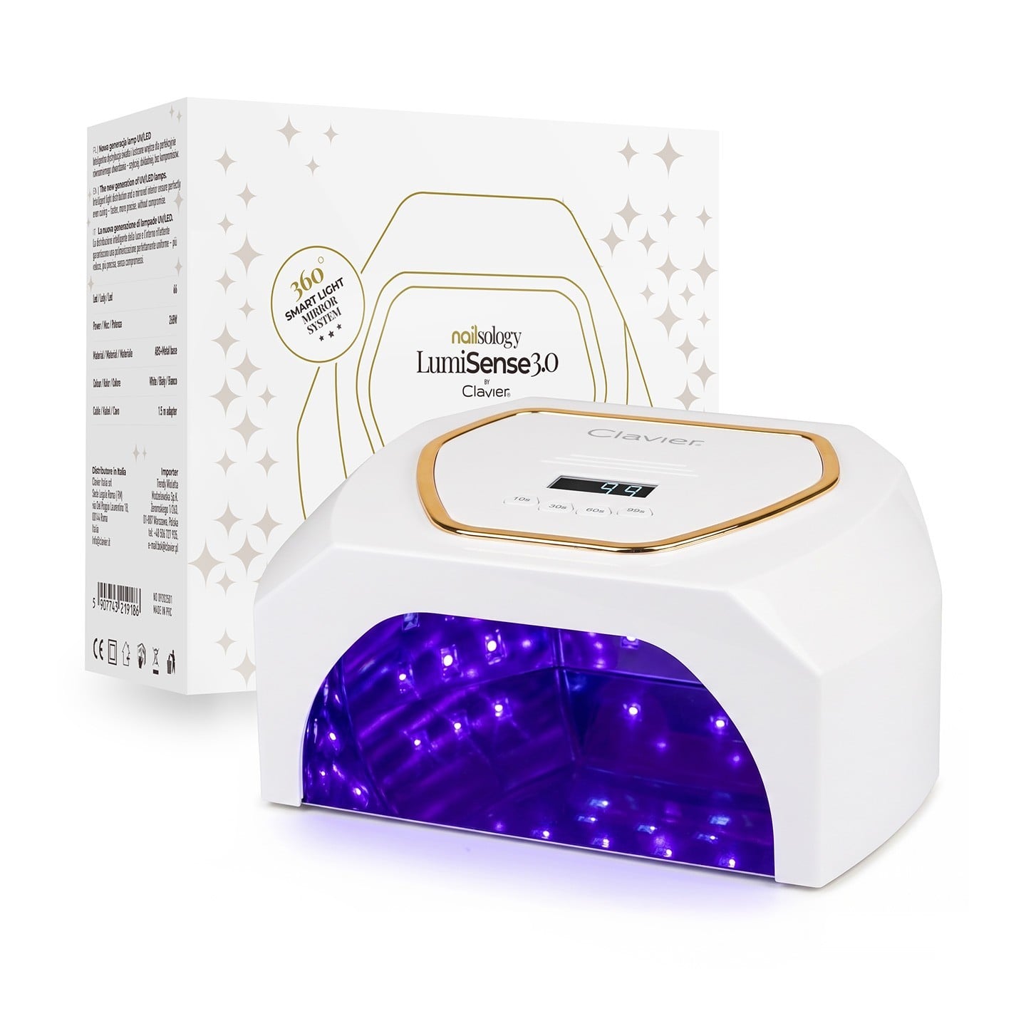 Clavier Nailsology LumiSense 3.0 lampa UV LED do paznokci