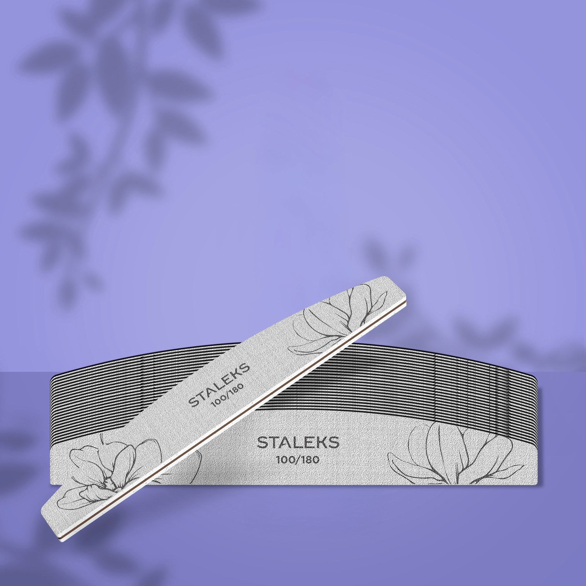 Staleks EXPERT 40 mineralny pilnik do paznokci półksiężyc o gradacji 100/180